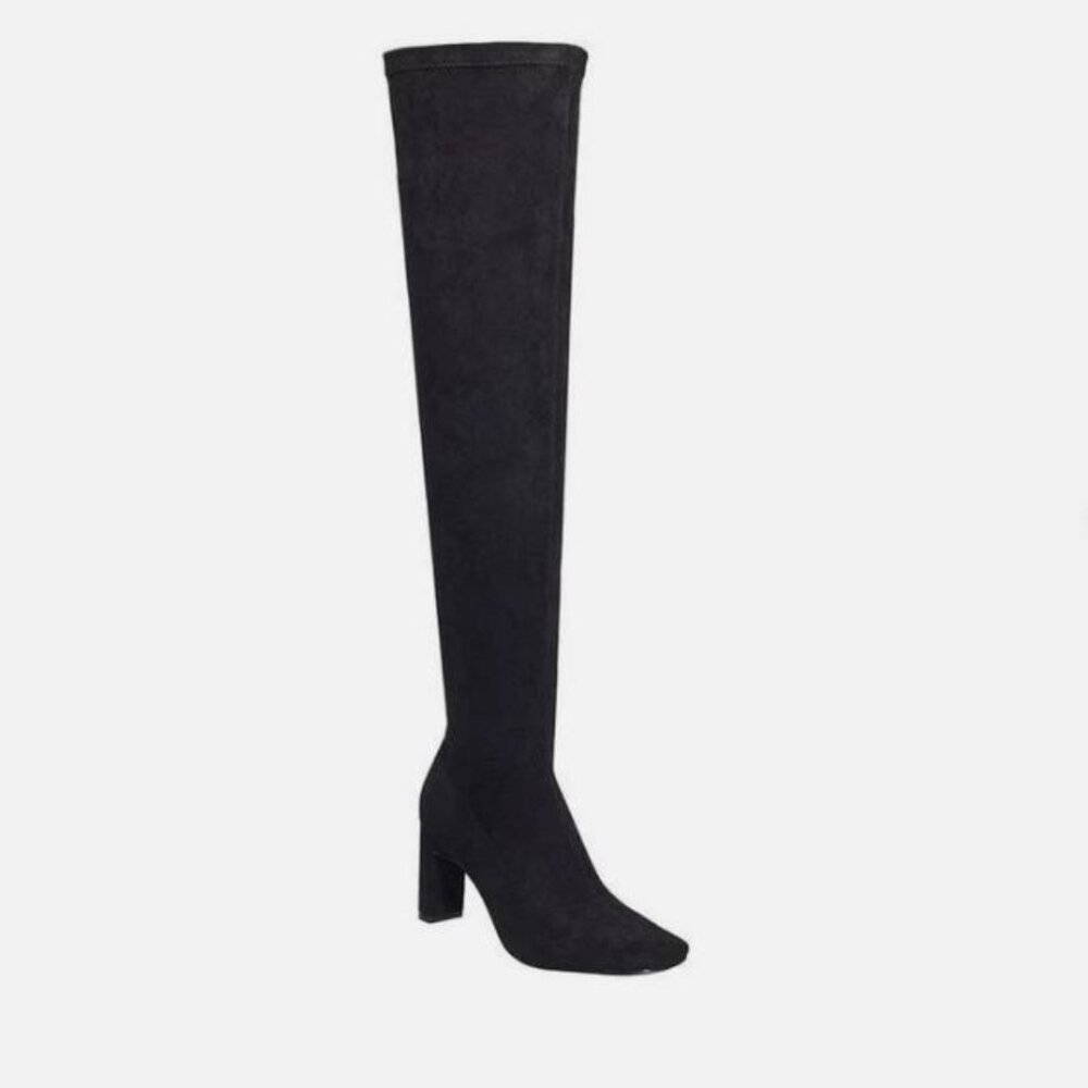 NWOB | French Connection | Charlie over the Knee Blk Suede | Sz 9